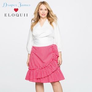 NWT Draper James Dolly Check Skirt